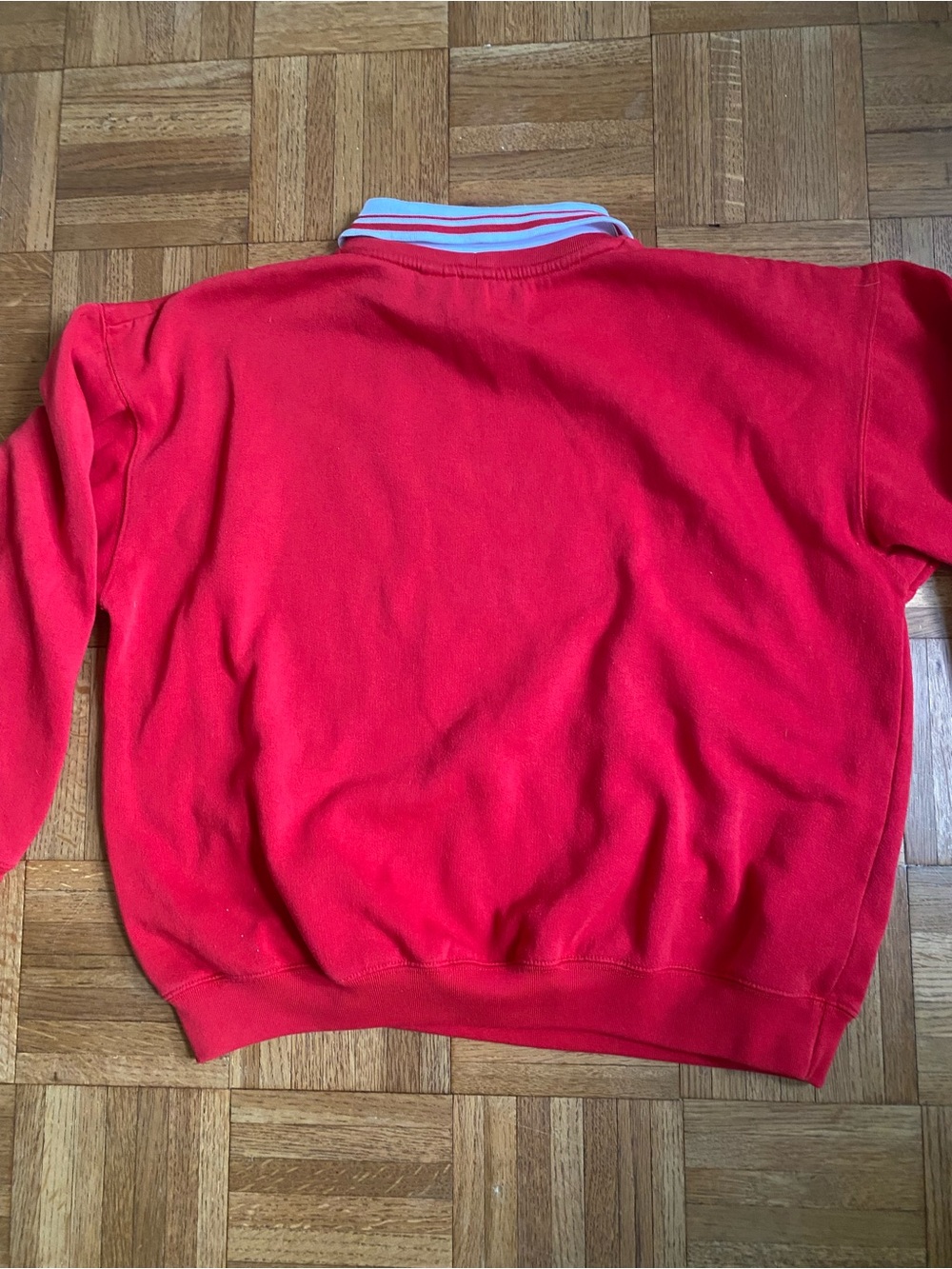 Vintage Americana Bears Collared Sweatshirt Preppy Womens Large - Picture 6 of 6